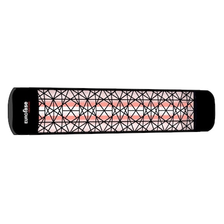 Eurofase Black Astra Decor Plate Upgrade Kit For Eurofase 39in Patio Heaters EF39DCB4