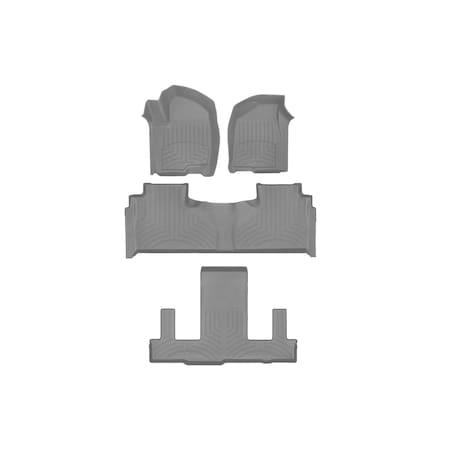 Weathertech Grey, Front and Rear and Rear FloorLiner HP 461632-1-2-3IM