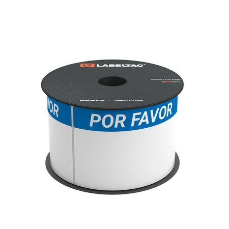 Labeltac LabelTac 4 and Pro Model Die-Cut inPor Favorin, Please Header Supply 3in x 5in, 200 labels per roll LT35PLEASE-SPAN