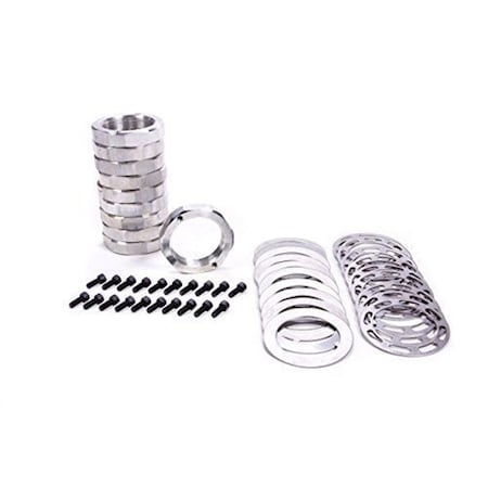 Allstar Performance Aluminum Spindle Nut Kit for 2 in. Pin, 10PK ALL44131-10