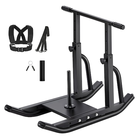 Vevor Weight Power Pull Push Sled Workout Fitness Strength Speed Training Sled Orange Q161H
