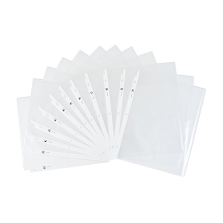Charles Leonard Economy Weight Reduced Glare Sheet Protectors, 8.5 x 11 in., Clear, 100PK 48181