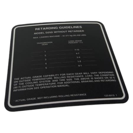 Caterpillar FILM, CATERPILLAR OEM 1238410 1238410