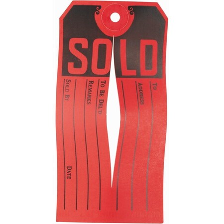 Avery Dennison Avery, Sold Tags, Paper, 4 3/4 X 2 3/8, 500PK 15161