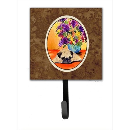 Carolines Treasures Pug Leash Holder Or Key Hook SS8294SH4