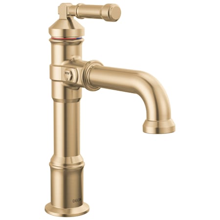 Delta Broderick Single Handle Bathroom Faucet In Lumicoat Champagne Bronze 684-CZ-PR-DST