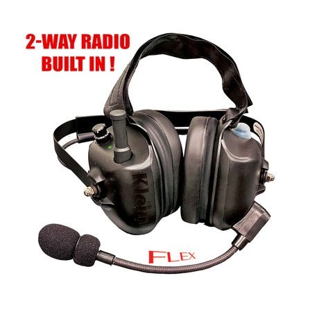 Blackbox Radios Decible High Noise Headset with built in UHF Analog Radio DECIBEL-L