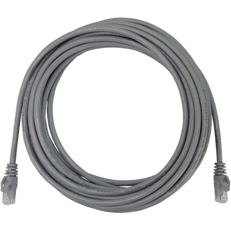 Eaton Tripp Lite Series Cat6a 10G Snagless Molded UTP Ethernet Cable RJ45 M/M, PoE, Gray, 25 ft. N261-025-GY