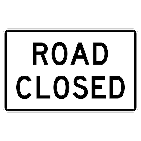 Sign Solutions Usa Traffic Sign, 48 in Width, Aluminum Sign, Horizontal Rectangle DUS12HWT4830R11-2