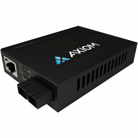 Axiom TAA POE+ RJ45 TO SC MMF MEDIA CONV AXG100205