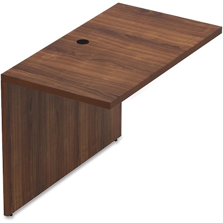 Lorell Lorell Desk Bridge - 41.4" x 23.6" x 30" - Mahogany - Chateau Series 34324