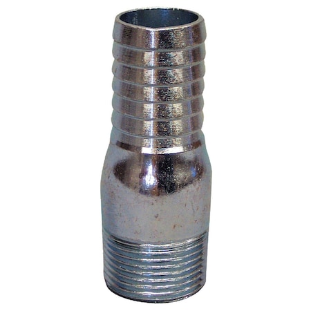 Merrill 1/2'' Insert x 1/2'' MIP Threaded Galvanized Adapter SMA50