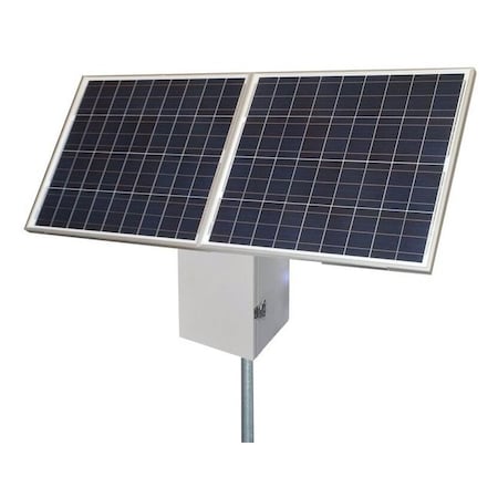 Tycon Systems Tycon - RemotePro 25W Cont Pwr Solar Sys, 200W Solar, 24V 1200Wh Batt 100Ah, 24V 8A RPS2424-100-200