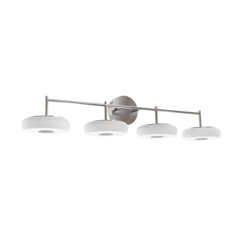 Afx June 4-Light LED Vanity - 40W - Satin Nickel JUNV4108LAJUDSN