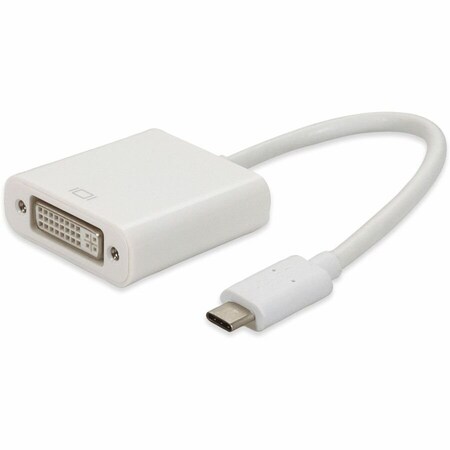 Add-On Addon 20Cm (8In) Usb 3.1 Type (C) Male To Dvi-I Female White Adapter USBC2DVIIW