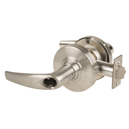 Schlage Grade 1 Entrance/Office Lock, Athens Lever, FSIC Prep Less Core, Satin Nickel Finish, Non-H ND50JD ATH 619
