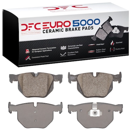 Dfc 5000 Euro Ceramic Disc Brake Pad Set, 1600-1042-00