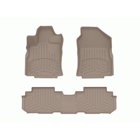 Weathertech Tan, Front and Rear FloorLiner HP 451475-1-2IM