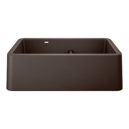 Blanco IKON 33 Apron Low Divide Cafe Brown 402323