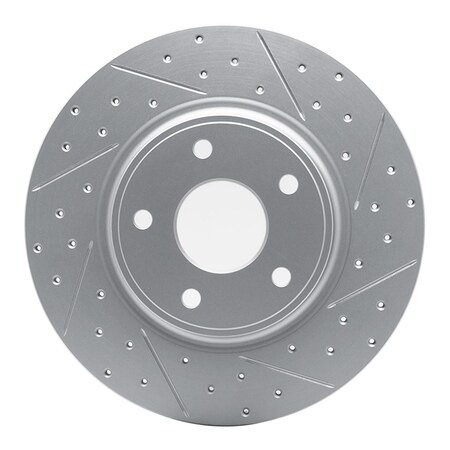 Dynamic Friction Co DFC Geoperformance Rotor - Drilled and Slotted 830-40113R
