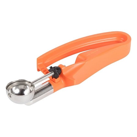 Vollrath Squeeze Disher, 0.33 oz., SS, Orange 47404