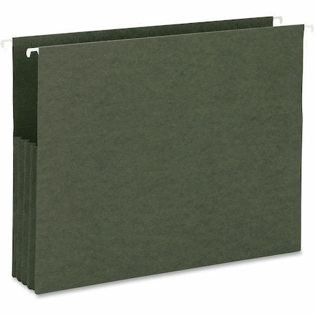 Business Source FOLDER, HANG, 3.5"EXP, LTR, GN, PK10 BSN17715