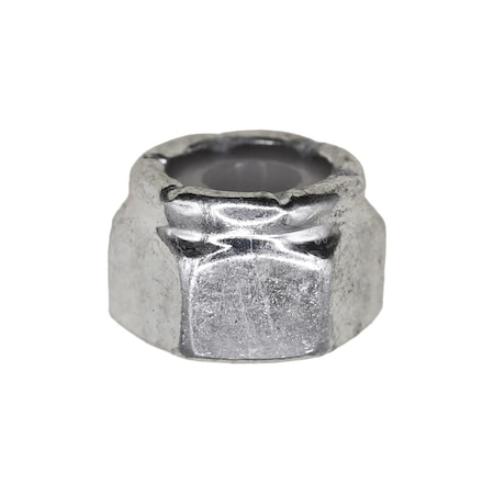 Auveco 12-24 Nylon Insert Hex Stop Nut Zinc, 100PK 9538