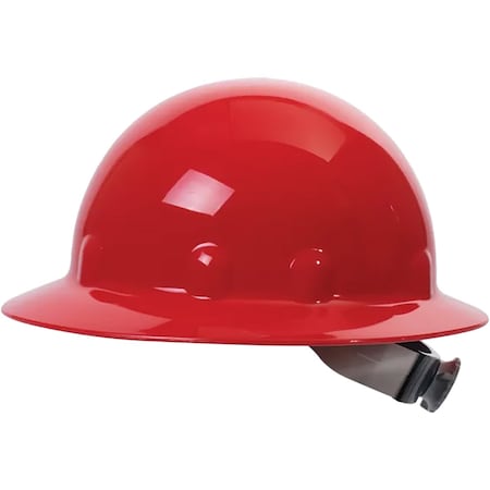 Fibre-Metal By Honeywell Type I, Full Brim Smooth Dome Hard Hat w/Thermoplastic Shell, 8-Point Suspension and Wheel Ratchet Ad E1RW15A000