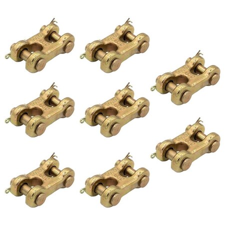 Mytee Products (8 Pack) G70 3/8in Chain Link Double Clevis Grade 70 Transport, 8PK CH38-Lx8