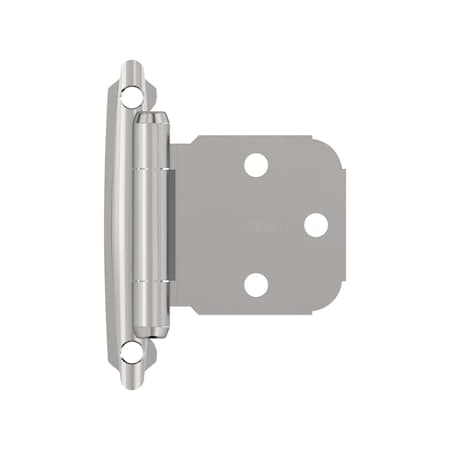 Amerock Variable Overlay Self-Closing, Face Mount Polished Chrome Hinge - 1 Pair BPR762926