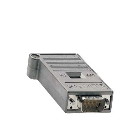 Siemens PROFIBUS bus connector with axial cable outlet for Industry PC SIMATIC OP 6GK1500-0EA02