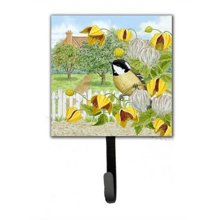 Carolines Treasures Coal Tits Yellow Flowers Leash or Key Holder ASAD0702SH4