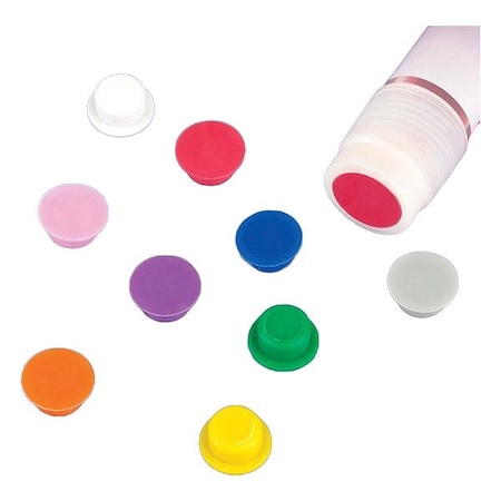 Globe Scientific Stopper, Polypropylene, Assorted, PK600 30079AST6
