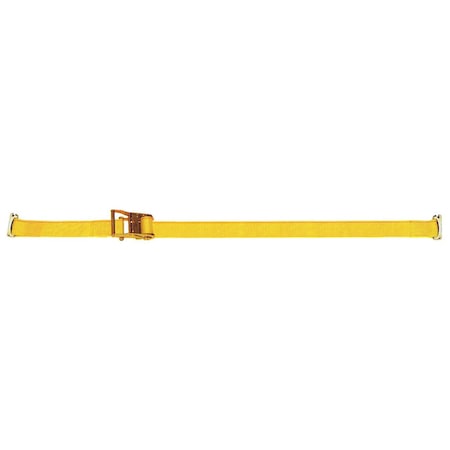 Doleco Ratchet Buckle Strap Series E 2" x 12' with Spring Ends, 1,333 lbs WLL 33500712