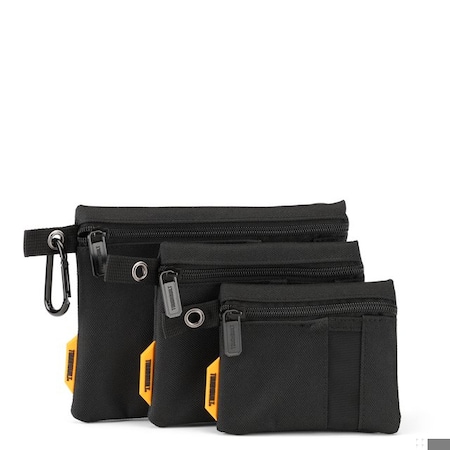 Toughbuilt Fastener Bags 3 Sizes, 3PK TB-193E