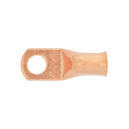 Auveco Copper Battery Cable Lugs. 2 Gauge. 5/16in Stud Size, 5PK 22977