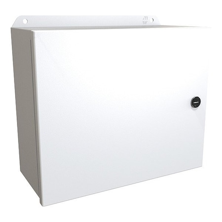 Hammond Latches Electrical Enclosure, 10 in H, 5 in D, 12 in W, 12, 13, 3R, 4, Steel EJ10125LG