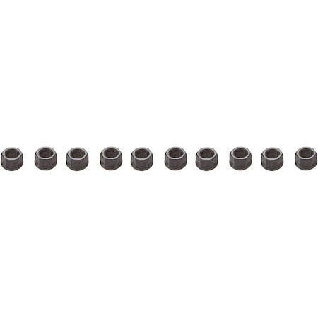 Whole-In-One 0.37 in. Hex Nuts, Steel with Black WH1091101