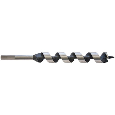 Vulcan 227991OR Auger Drill Bit, 1/2 in Dia, Spiral Flute, 1-Flute, Hex Shank PTA250417/227991O