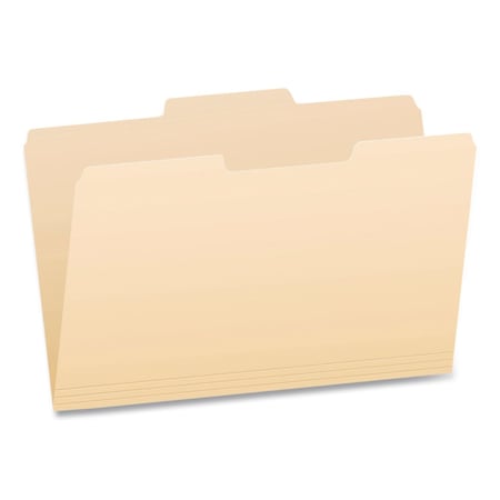 Pendaflex Manila File Folders, 1/3-Cut Tabs: Center Position, Legal Size, 0.75" Expansion, Manila, 100PK 753 1/3-2