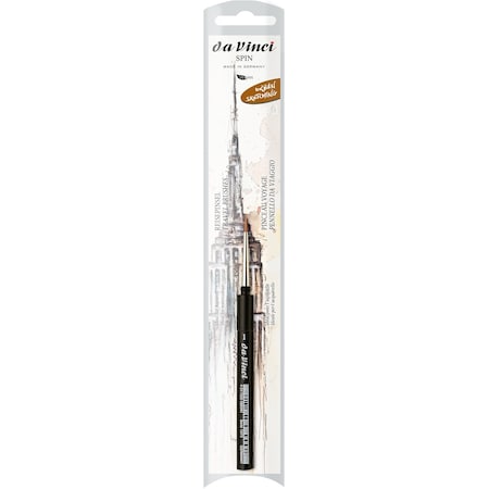 Da Vinci COSMOTOP-SPIN Pocket Travel Brush, Synthetic, Watercolor, Round, Series 1573, Size 1 VA-1573_1