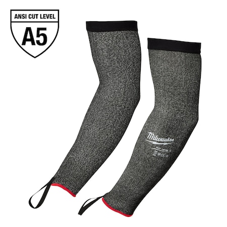 Milwaukee Tool 16 in. Level 5 Cut Resistant Protective Sleeves 48-73-9050