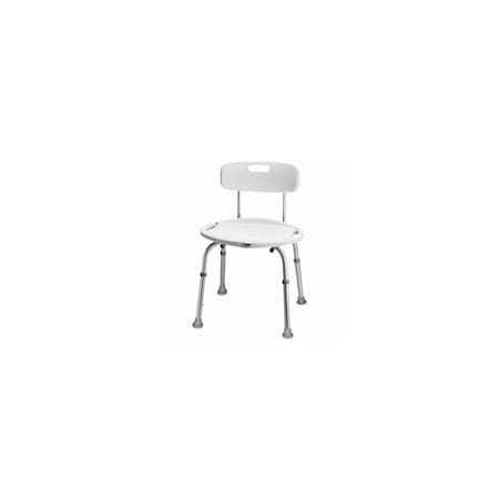 Compass Health Brands Bath/Shower Seat White Aluminum 20.5in H X 20in L White FGB75300 0000