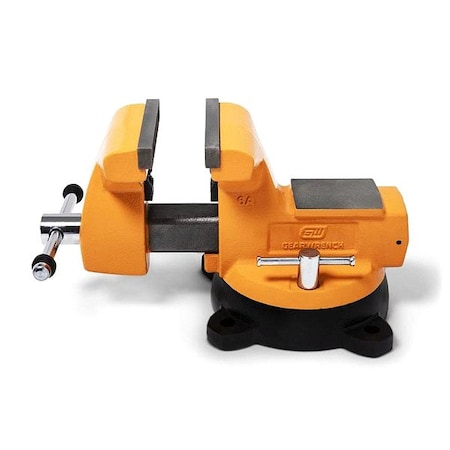 Gearwrench Mechanic Bench Vise With Anvil, 6 in GWBVA6