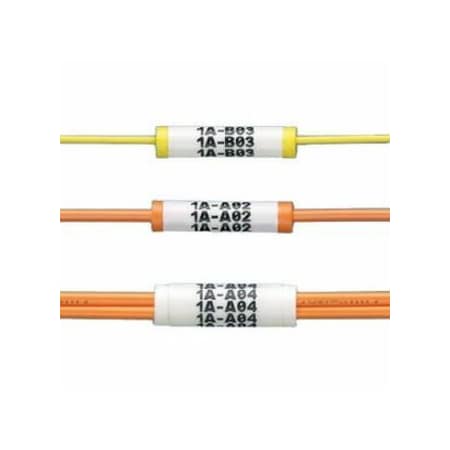 Panduit Or Sleeve for 3mm Simplex Cable, 1", PK100 NWSLC-3Y