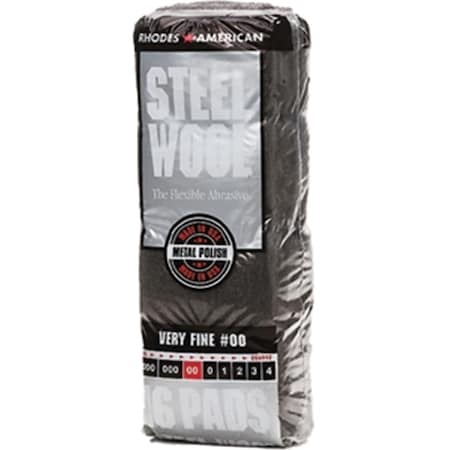 Homewardbound 106602-06 Steel Wool Poly Sleeve - 16 Pad HO3565939