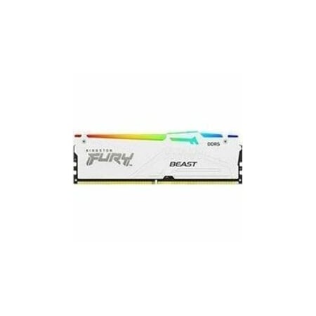 Kingston 16GB 6000MT/s DDR5 CL30 DIMM FURY Beast White RGB EXPO KF560C30BWEA-16