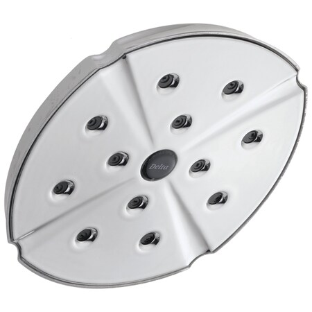 Delta Universal Showering Components H2Okinetic Single-Setting Raincan Shower Head In Chrome RP61274