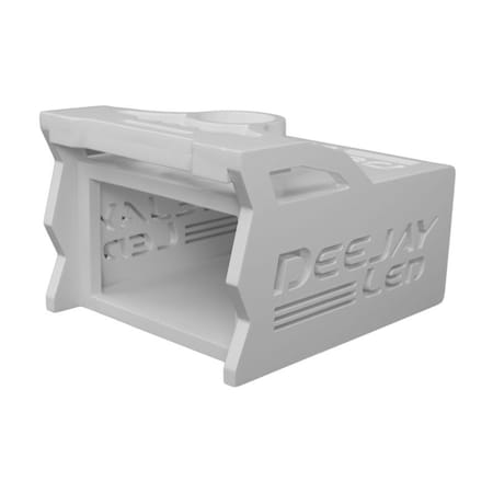 Deejay Led 1 DIN Space Plus 2 EQ Stylish Wooden Controller Case for Mobile Competitions WHITE TBH1DIN2EQWHITE