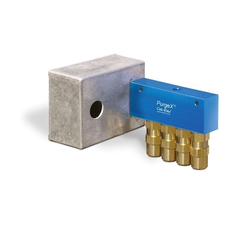 Oil-Rite PurgeX for Oil Dispensing - Motor Operated Powered by 120V/60Hz w/4 Feeds - 1 RPM, Electrical Box B3429-B4E120601